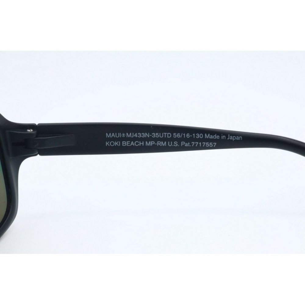 Maui Jim Manchester United Mj 433n-35utd Black Sunglasses Red Polarized Lens (C) View 5